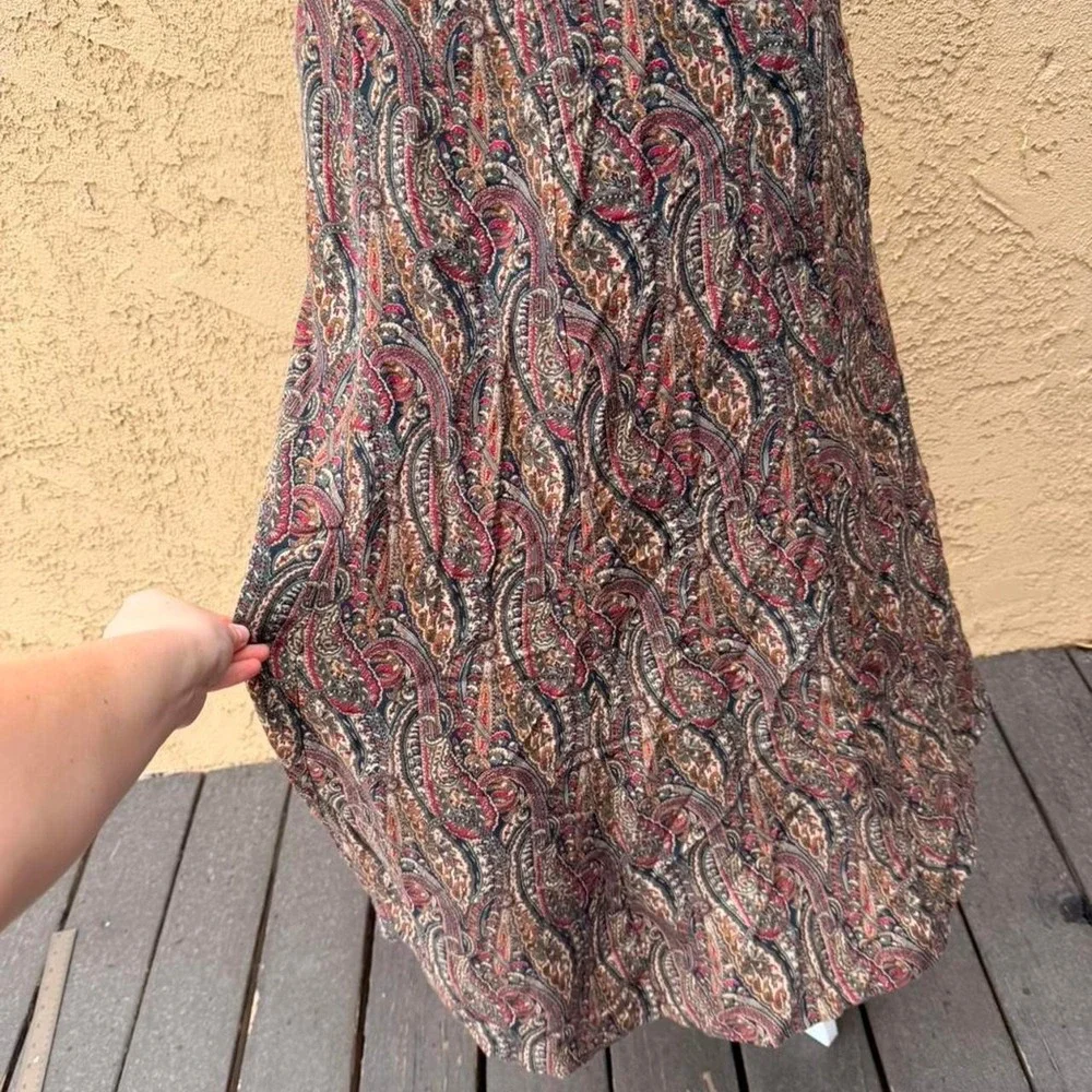 Vintage Koret paisley print skirt - Picture 3 of 8